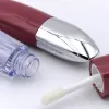 The red and silver dual-color lipstick tube features a fashionable metallic texture and is compatible with multiple brands Specification image
